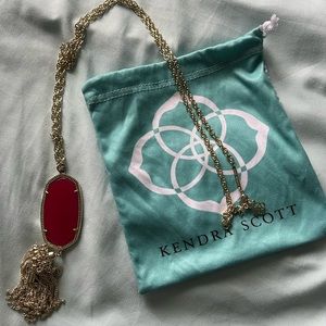 Kendra Scott Rayne Necklace Red
